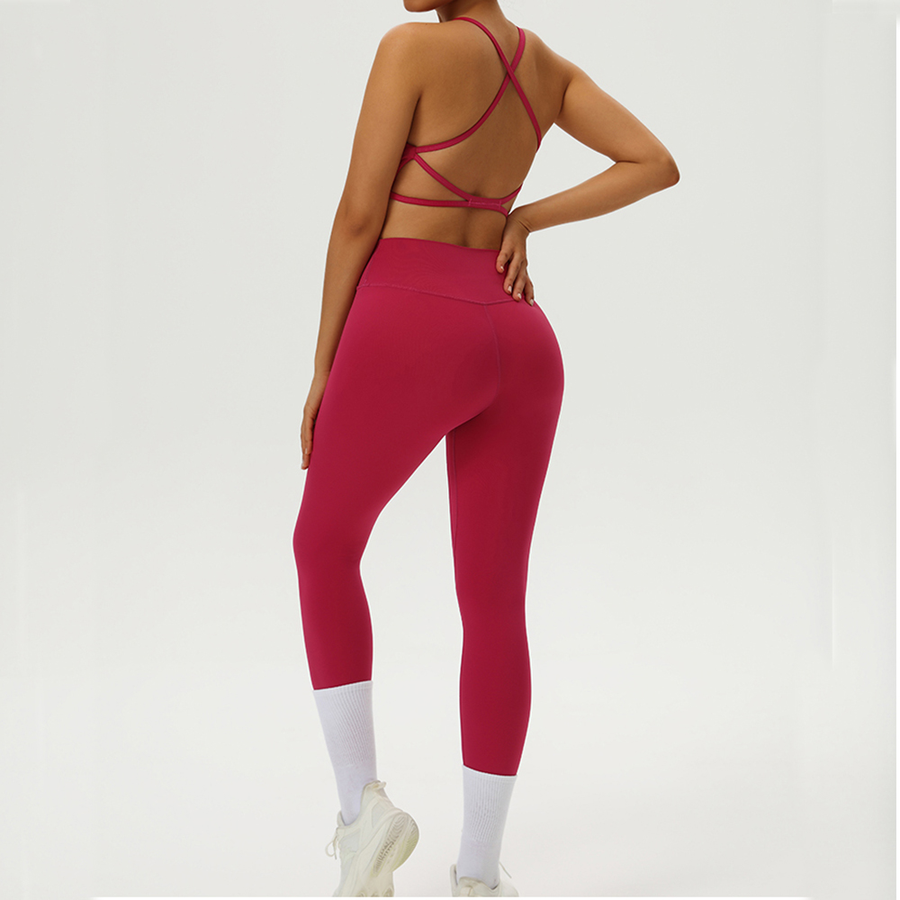 Crossfit Workout With Equipment - Yogakledingset 2-delig Gymset Sportkleding Dames Cross