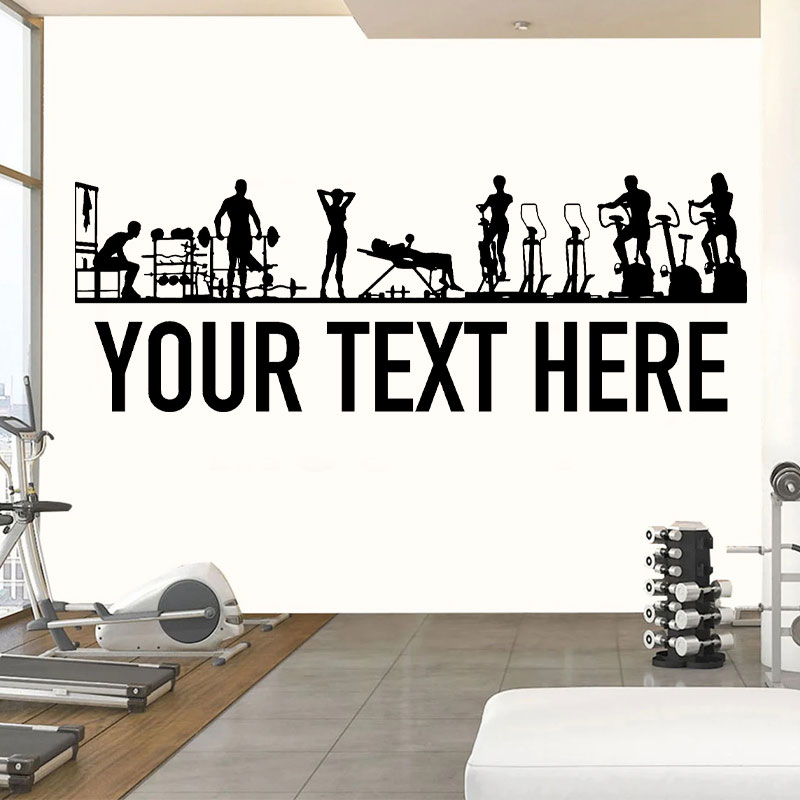 Gym mensen en uitrusting muurs - Crossfit Workout With Equipment recensie en prijs